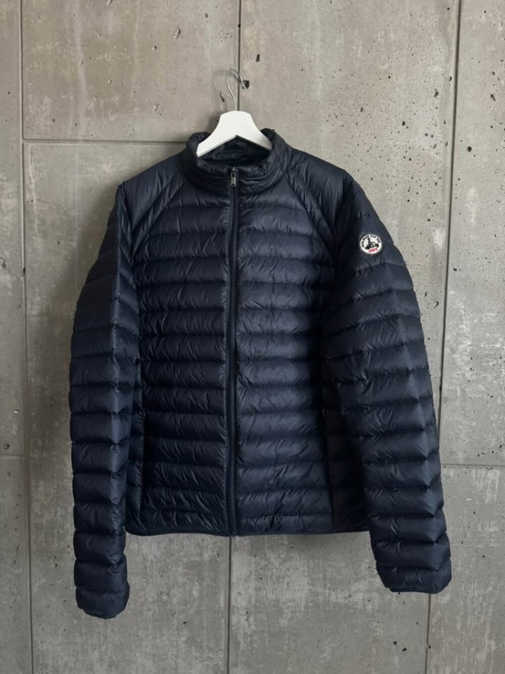 JOTT Lightweight Down Puffer Jacket Navy Men’s XXL Fits L Excellent Condition